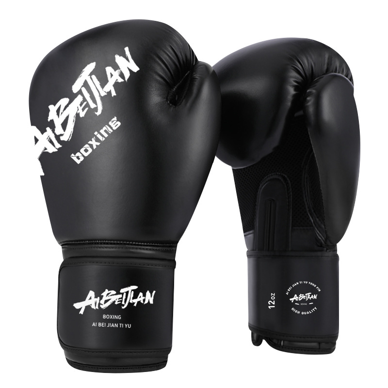 Aibeijian guantes de boxeo profesional adulto Sanda lucha ENTRENAMIENTO BOXEO taekwondo guantes de boxeo