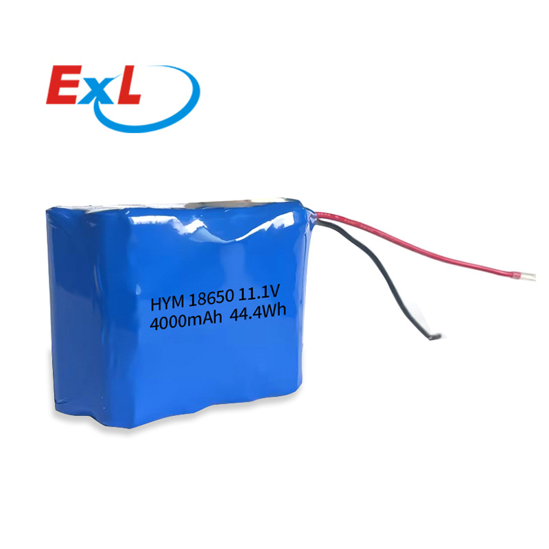 18650 리튬 배터리 팩 4000mAh 공기 펌프 충전식 리튬 배터리 11.1V 대용량 리튬 배터리 팩