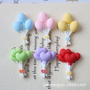 Love balloon DIY resin handmade jewelry accessories cream glue shoe buckle storage box car tuyere patch