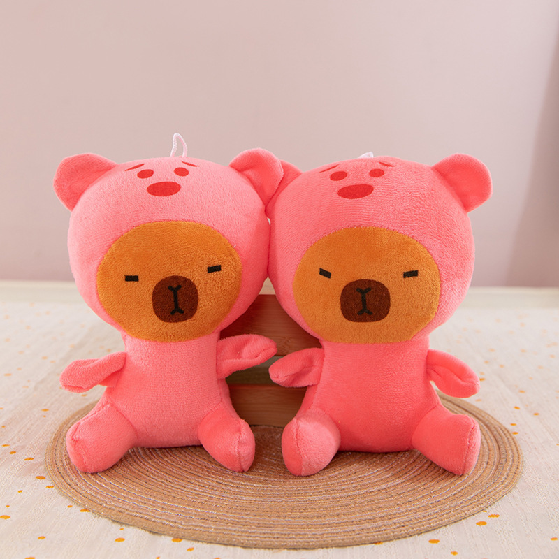 メーカー卸売 7inch 新しいキャッチマシン人形ぬいぐるみ人形結婚式の投げ人形プリントロゴ|undefined