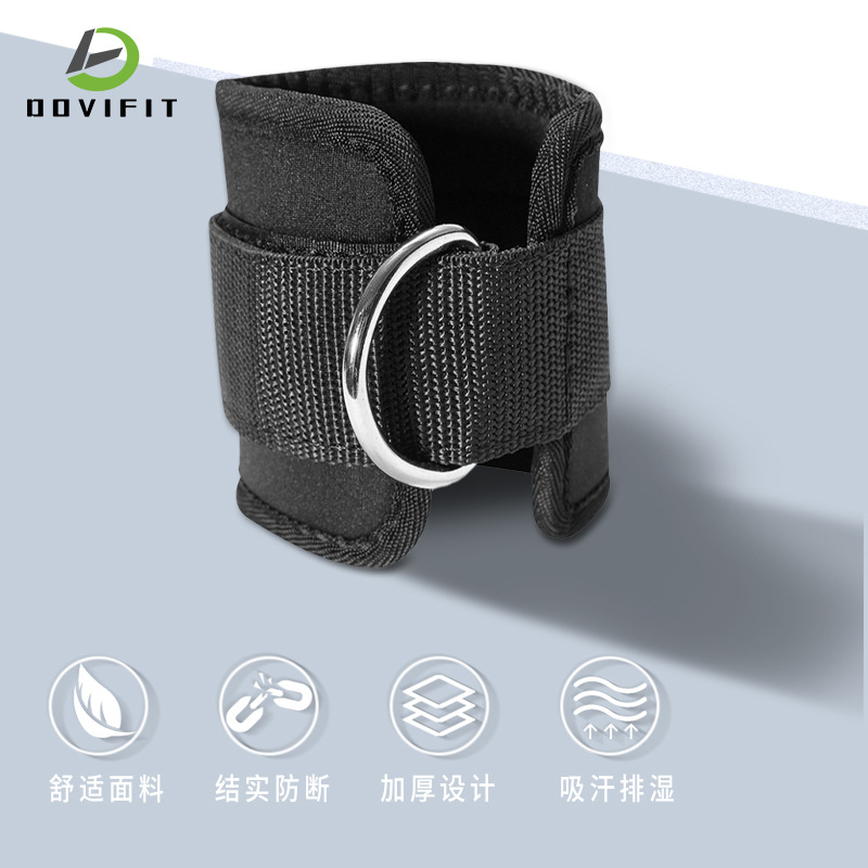 Fitness hebilla de tobillo accesorios de cuerda de tracción entrenamiento de pies protección de pies artefacto correa de tobillo multifuncional