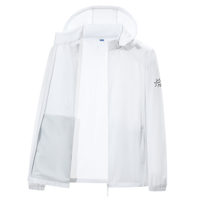 Sun Protection Clothing Men's Summer Ice Silk Thin Breathable Jacket New Anti-Uv Outdoor Fishing Men's Sun Protection Clothing
