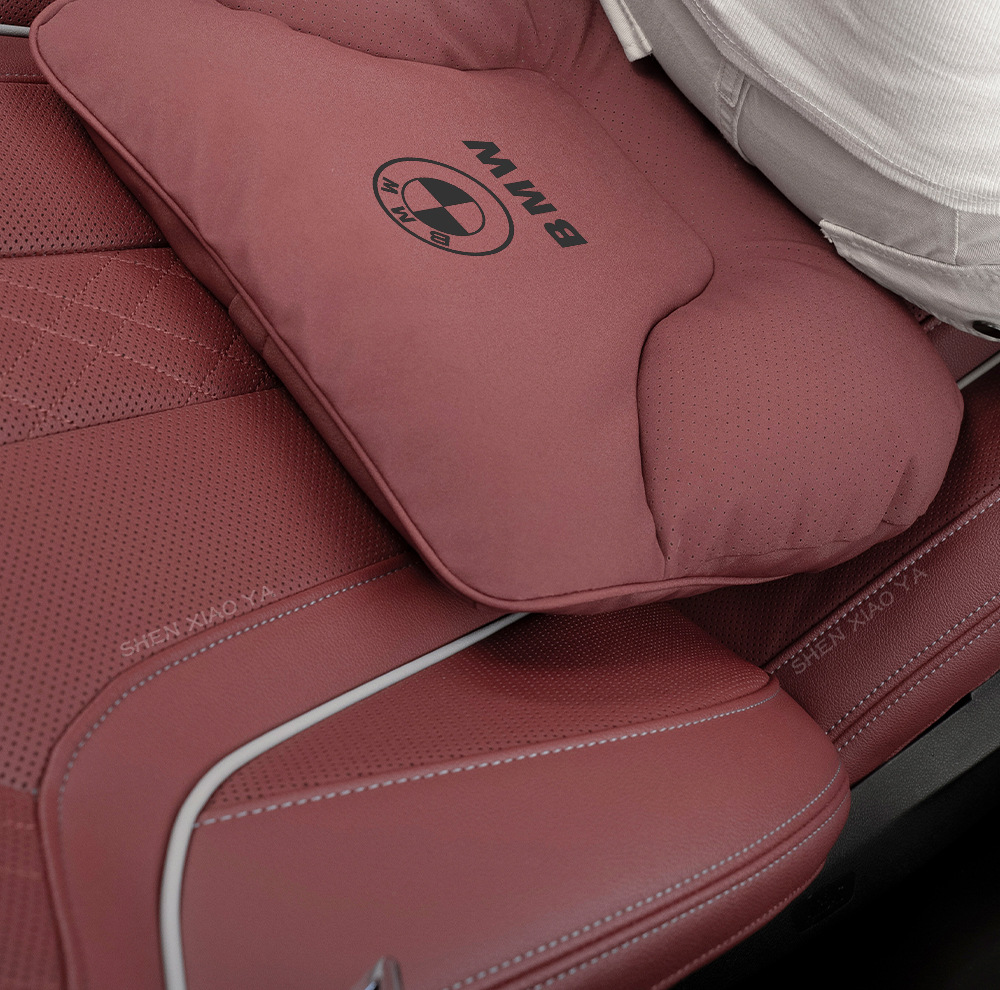 Suitable for Bmw New 3 Series 5 Series 7 Series 1 Series X1X2X3X4X5X6 Car Headrest Waist Support Neck Pillow Cushion Supplies