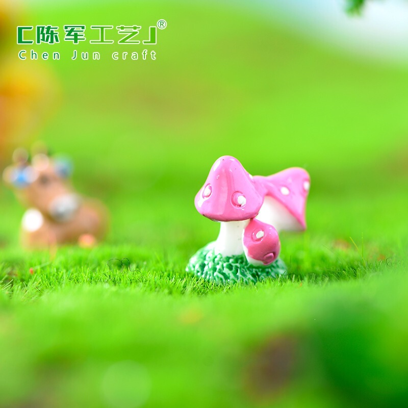 Huayue Gardening Moss Micro-Landscape Ornaments Resin Mushroom Clusters DIY Assembly Small Ornaments Figurines Huayue Gardening Moss Micro-Landscape Ornaments Resin Mushroom Clusters DIY Assembly Small Ornaments Figurines