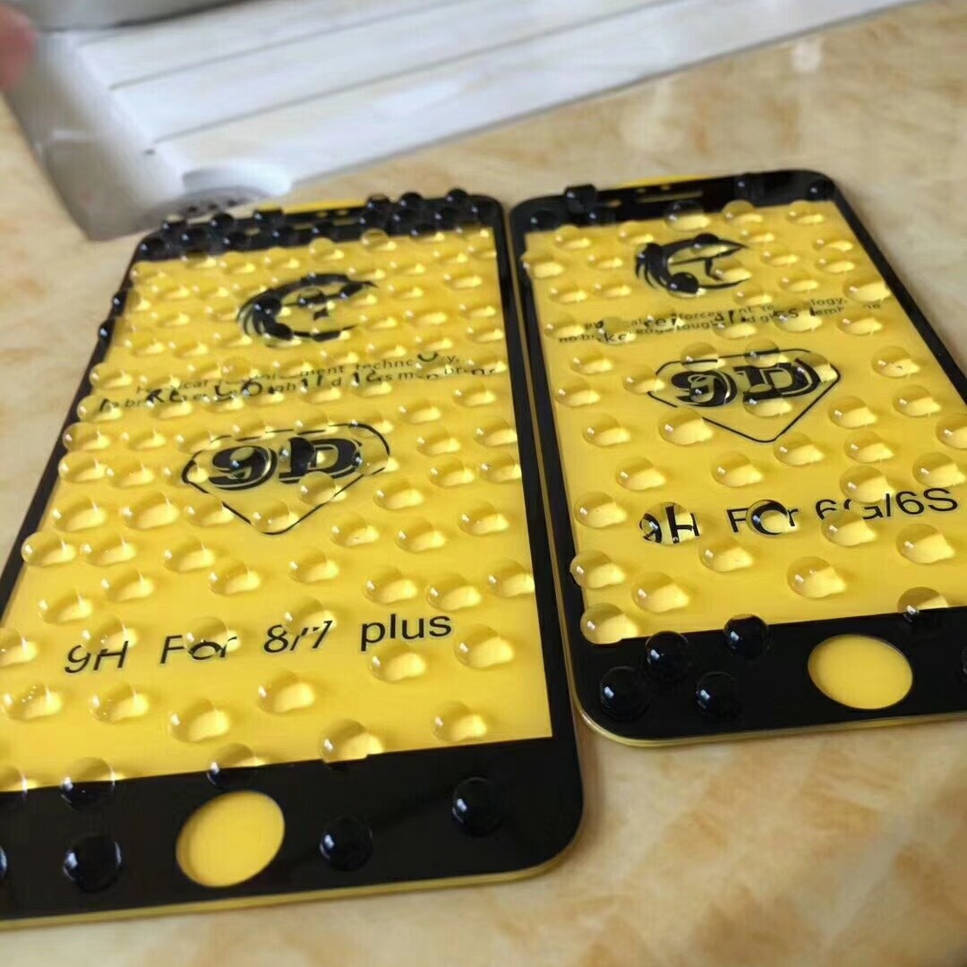 适用17二强全屏丝印钢化膜 9D手机保护膜现货苹果13P二次强化钢化