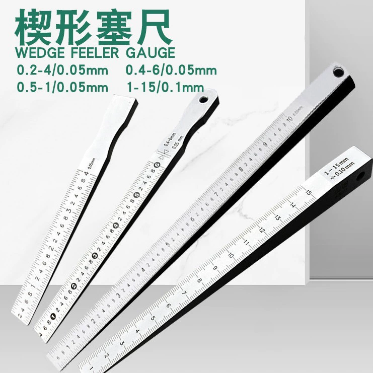 Клиновидная линейка штанг из нержавеющей стали коническая линейка с наклонной линейкой штанг точность пробки 0.05mm0.1mm