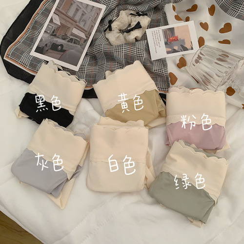 Women's Underwear - Yuzu High Slit Seamless Ice Silk Bodysuit with Invisible Back for Plus Size - Breathable, High Waist, and Shaping Triangle Pouch Pants