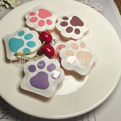 七七新款貓爪棉花糖粉撲柔軟不吃粉rubycell小水滴化妝海綿棉花糖