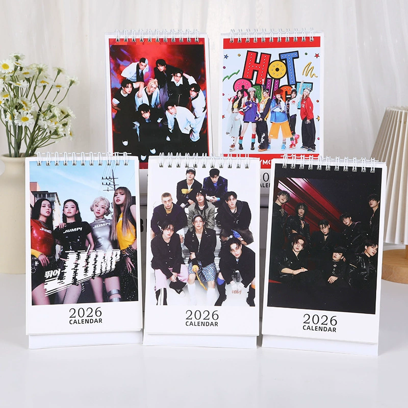 Настольный календарь 2026 — Stray Kids SVT (G)I-DLE, новый календарь с изображениями знаменитостей