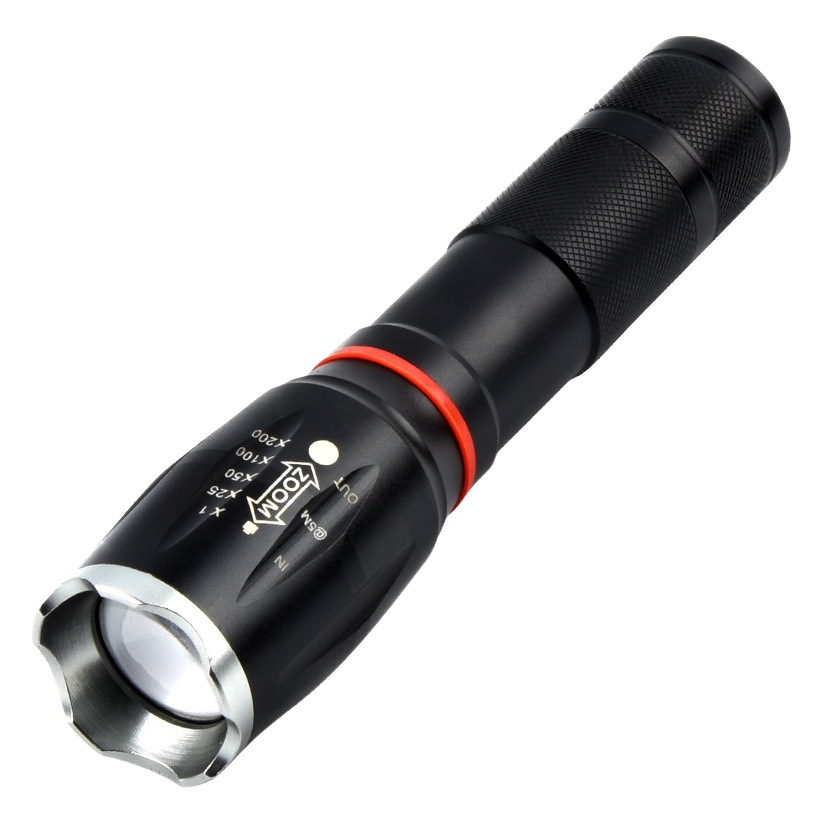 Shangjia T6 + COB linterna de luz fuerte luz de trabajo de enfoque telescópico con imán linterna de luz de camping transfronteriza al por mayor