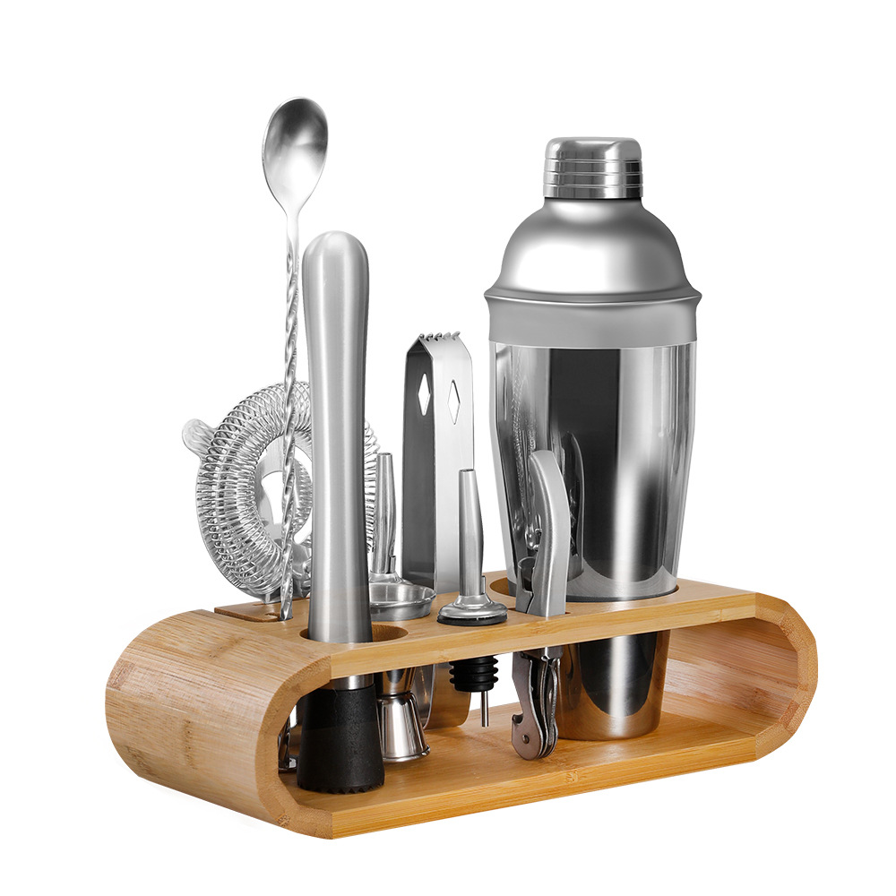 Dispensador de vino Snow Cup conjunto completo de cócteles, dispensador de vino, juego de herramientas de bar de agitador de acero inoxidable