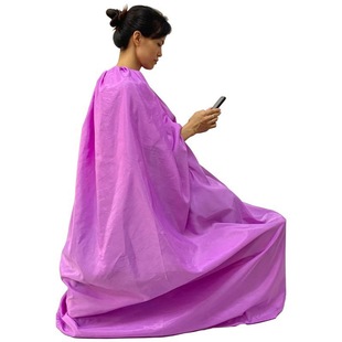 fleece-lined Whole Body Fumigation Cover Wooden Barrel Sauna Perspiration Bath Box Bath Barrel Sweat Steam Clothing Household Moxibustion Heat Preservation Cloth Cover