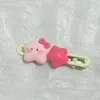 Cat Star Hairpin [Pink Cat+-Rose Red Star]