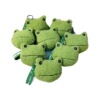 Green plush doll, cute keychain, internet celebrity, frog, wholesale