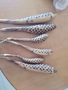 Factory wholesale fish-shaped gourd hand-painted fish gourd gourd ornaments