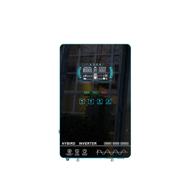 4KW美标110V太阳能离并网混合逆变器DC24V内置MPPT140A逆控一体机