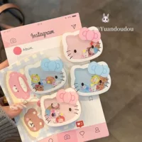 Симпатичная девушка мультфильм встряхивание Hello Kitty заколки для волос на стороне челки Сладкая kitty кошка для волос для девочек