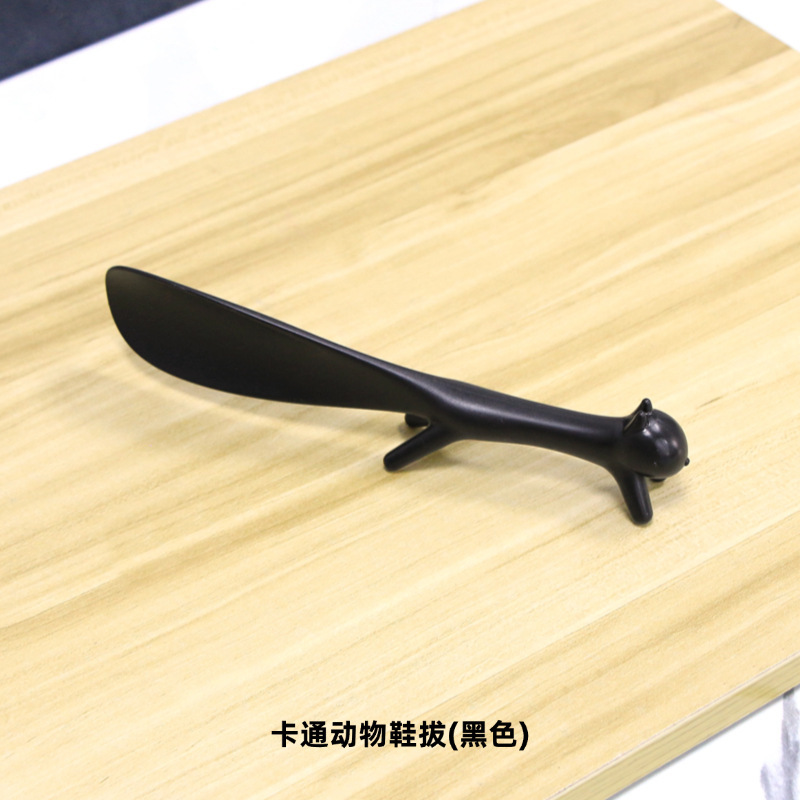 鞋拔子便携穿鞋器儿童提鞋器可爱鞋溜子一脚蹬塑料短鞋拔|undefined