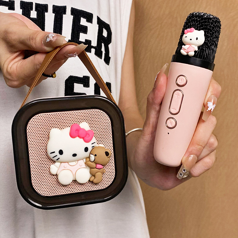 帕恰狗话筒音响麦克风家庭KTV广场舞音箱儿童生日礼物无线蓝牙