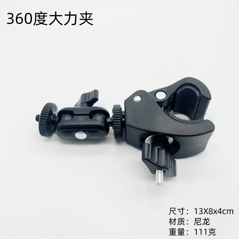 Gopro 13 велосипедный зажим insta, вращающийся на 360 градусов мощный зажим, аксессуары для спортивной камеры, кронштейн для велосипедной съемки