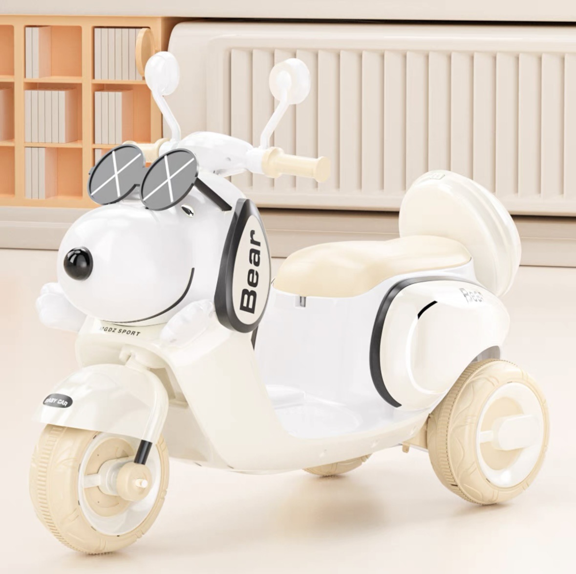 motocicleta eléctrica para niños, tricicletas para niños, niños y niñas, coche de batería para niños, coche de juguete de control remoto recargable