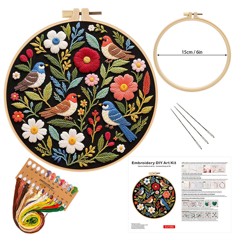 Cx1392 + bordado de bambú de imitación estirado 15 cm