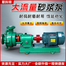UHB-ZK耐腐耐磨砂浆泵氟高温耐酸碱杂质污水脱硫化工泵抽沙泵