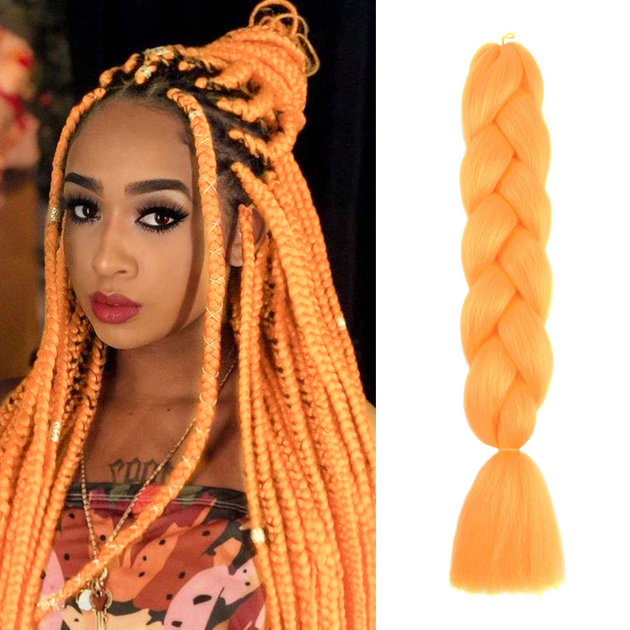 Trenzas Africanas Sintéticas de Fibra de Alta Temperatura para Crochet image 26