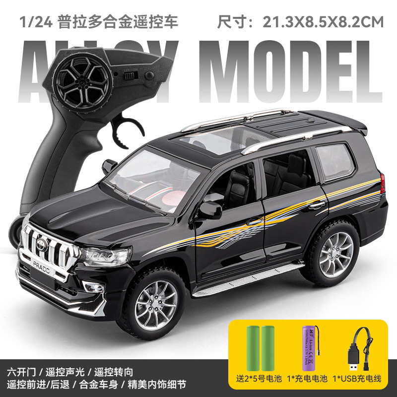 1: 24 Remote Control Prado - Negro