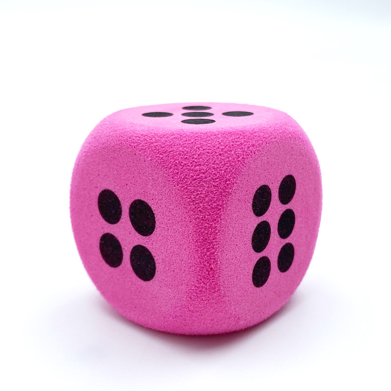 Color al por mayor 38mm redondeado Eva molienda dados de espuma DIY creativo ángulo recto dados de espuma EVA dados