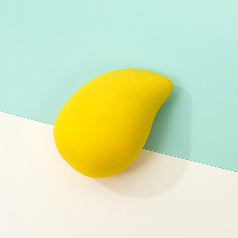 Frutas personalizadas huevo de belleza polvo de forma extraña melocotón pera mango limón aguacate maquillaje esponja maquillaje de belleza