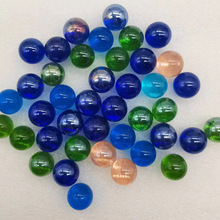 弹珠厂家批发玻璃弹珠玻璃圆珠游戏机用混色玻璃球16mm 25mm弹珠