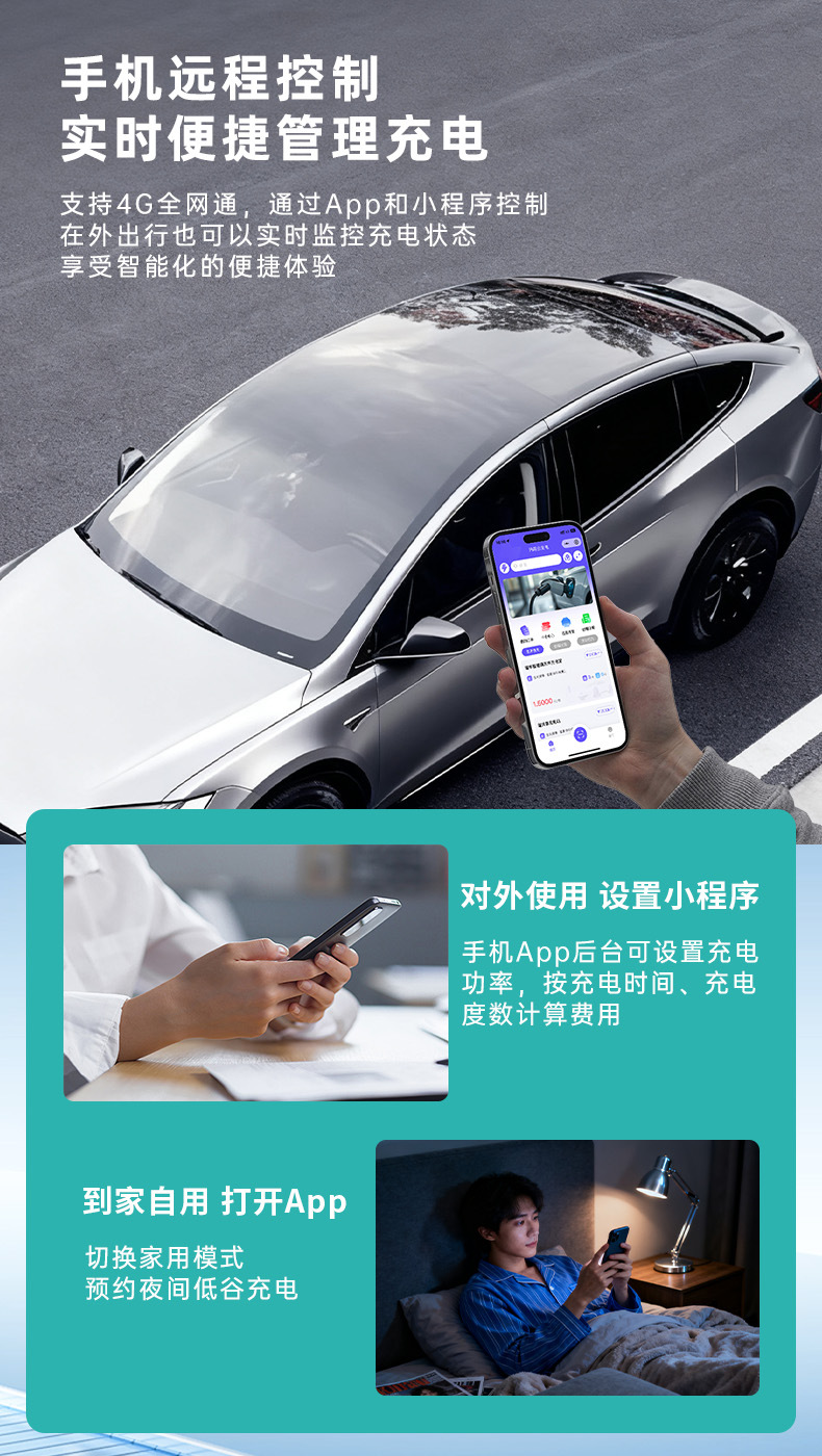 Ruihua Hurricane Horse Electric Vehicle Charging Station 7Kw Kilowatt New Energy Charging Station with Card and Qr Code Payment 4g for Home and Commercial Use 32A