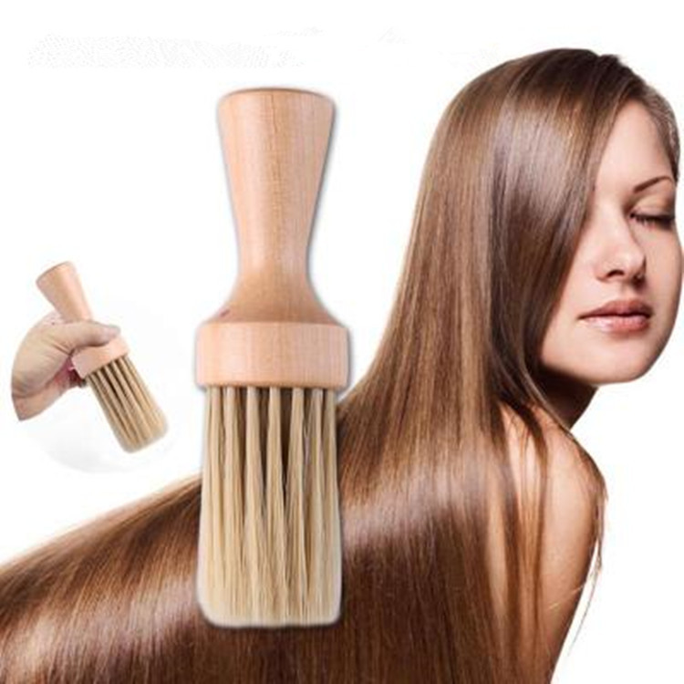 High-end Hairdressing Brush Cleaning Broken Hair Brush Sweeping Broken Hair Brush Beauty Hairdressing Fiber Soft Bristle Brush YQ-435
