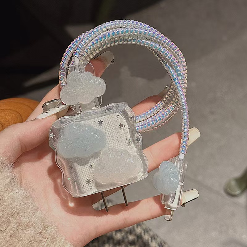 Para Apple 14 línea de datos cubierta protectora iPhone13 cargador cabezal 12promax bobinado estuche para iPad