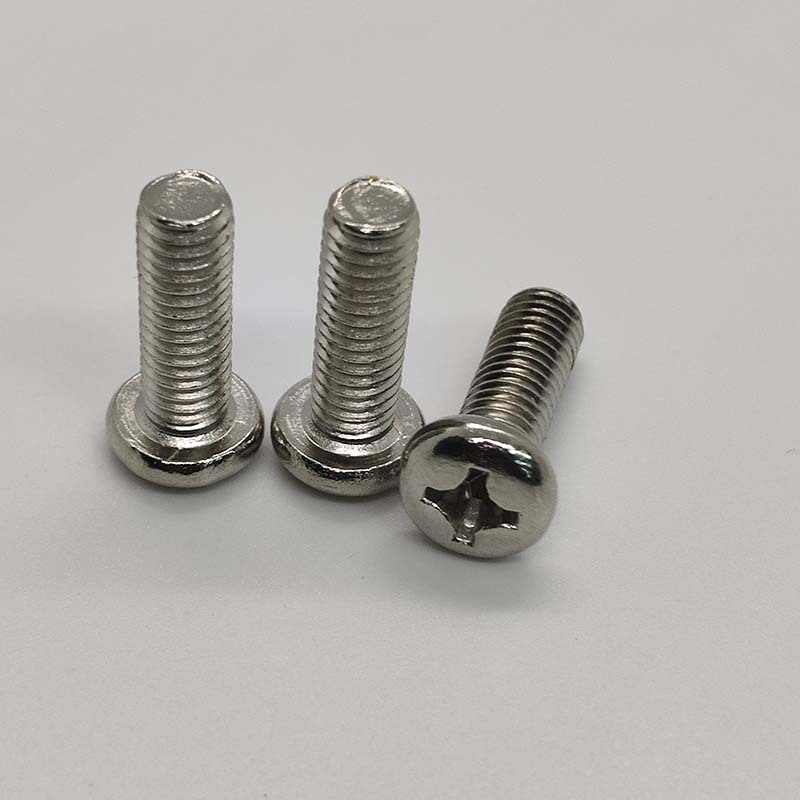 304不锈钢圆头机丝不锈钢盘头机丝GB818十字槽元机m3m4