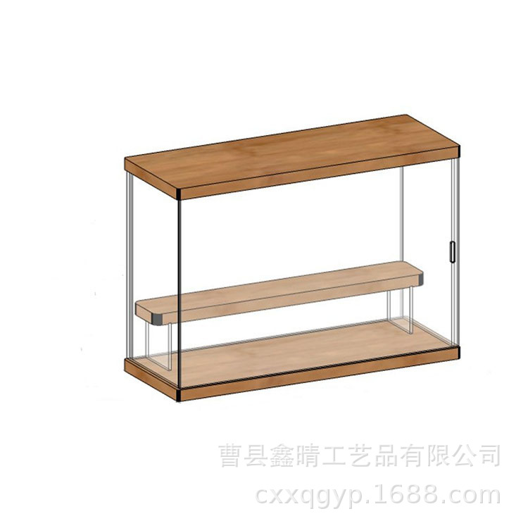 En stock caja ciega de almacenamiento soporte de exhibición burbuja caja de presentación de acrílico mate caja de almacenamiento de muñeca de jazmín transparente hecha a mano