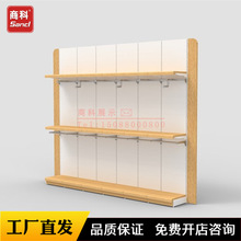 商超货架母婴奶粉童装服装店铁木结合单面靠墙货架展柜厂家批发