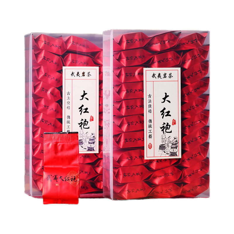 30包半斤武夷大红袍茶叶正山小种红茶乌龙茶浓香型泡袋时常更新