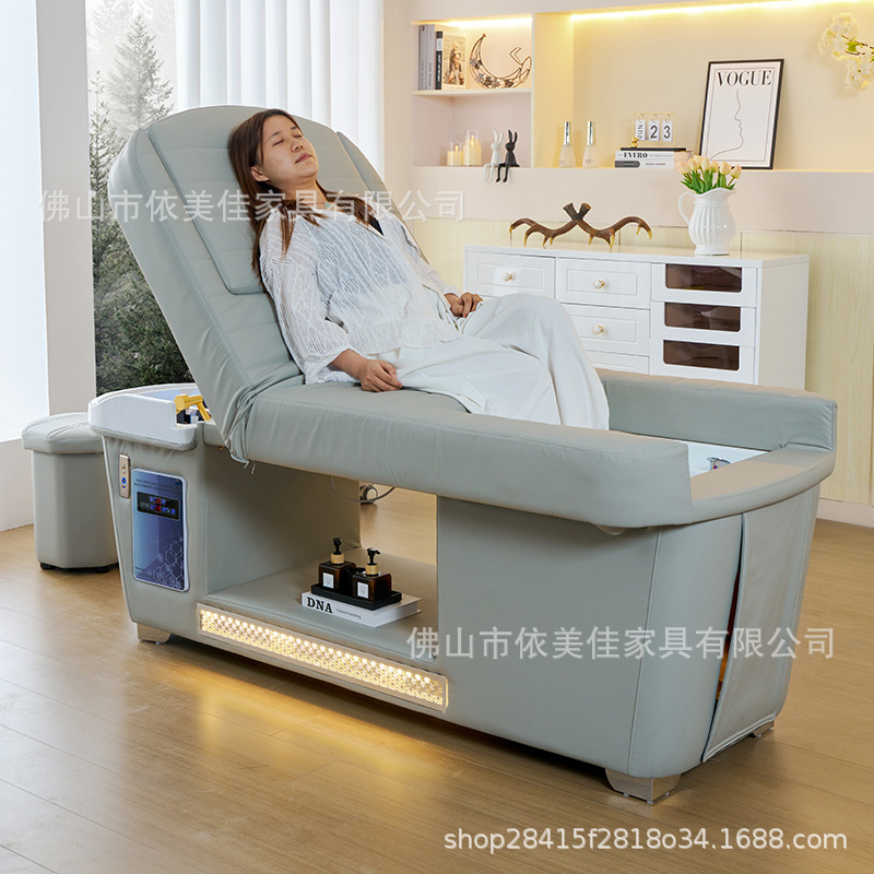 cama de lavado de cabello de terapia de pies cama de lavado de cabello