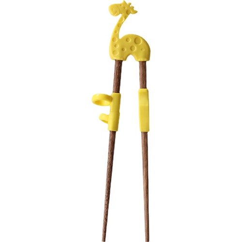 Children's practice chopsticks, baby eating chopsticks, chicken wing wood children's learning chopsticks, nanmu auxiliary chopsticks with box, corrective chopsticks