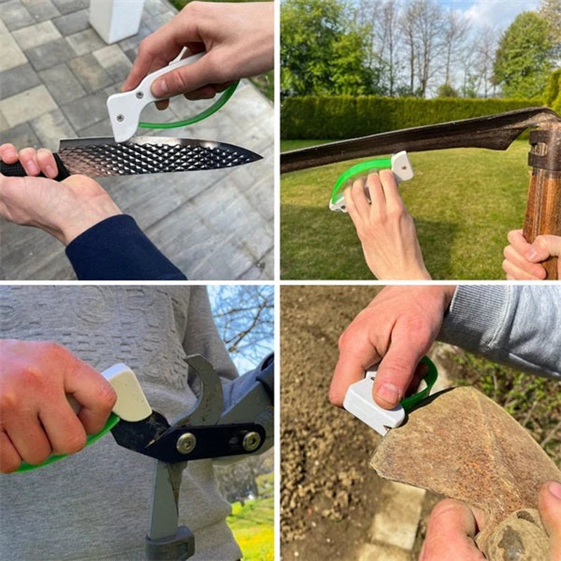 跨境专供OutdoorPortableKnif家用手持磨刀器多功能户外磨刀工具|undefined