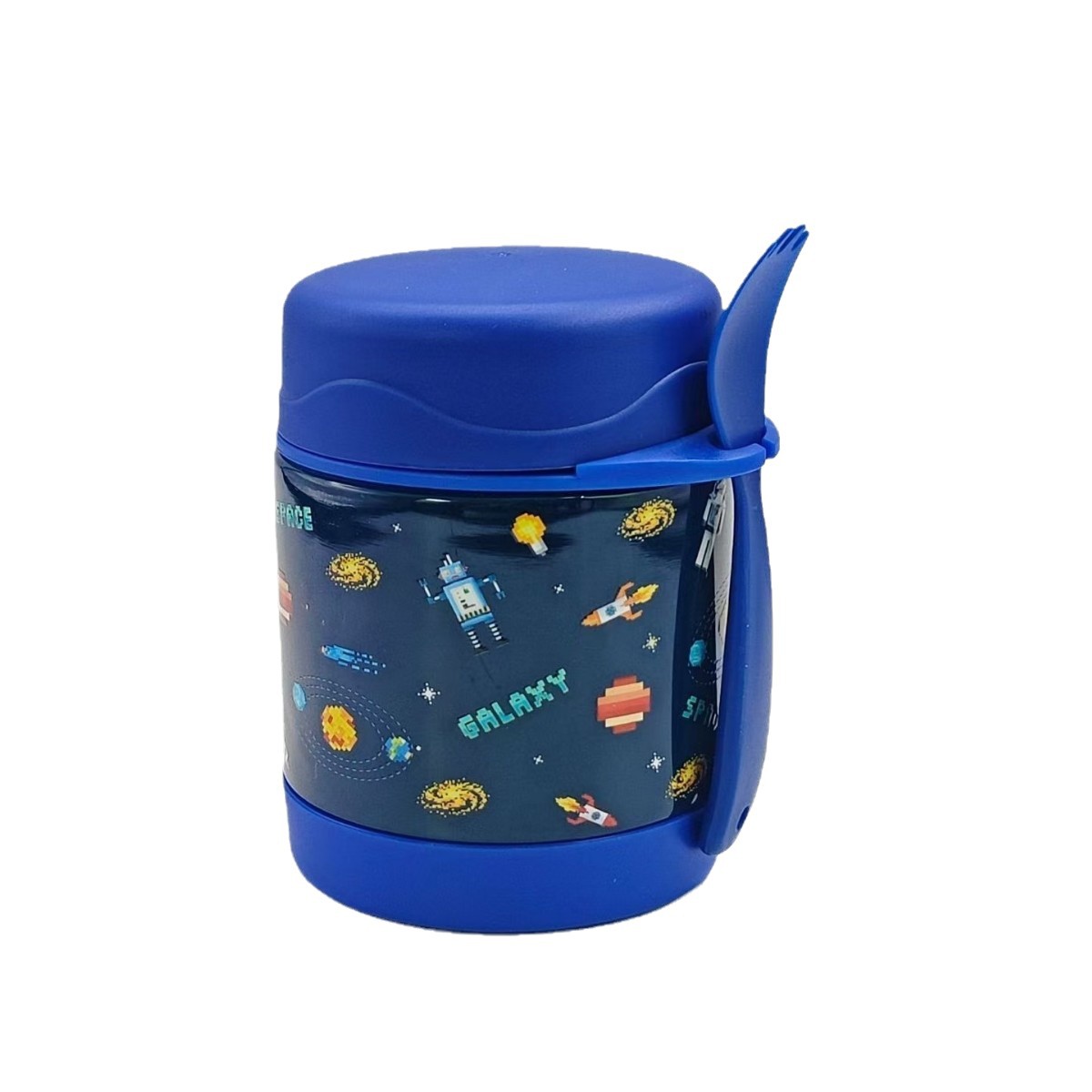 Fiambrera de acero inoxidable de 300ML, taza de estofado caliente de Amazon, contenedor de almuerzo para niños pequeño y portátil, tarjeta de lata de comida