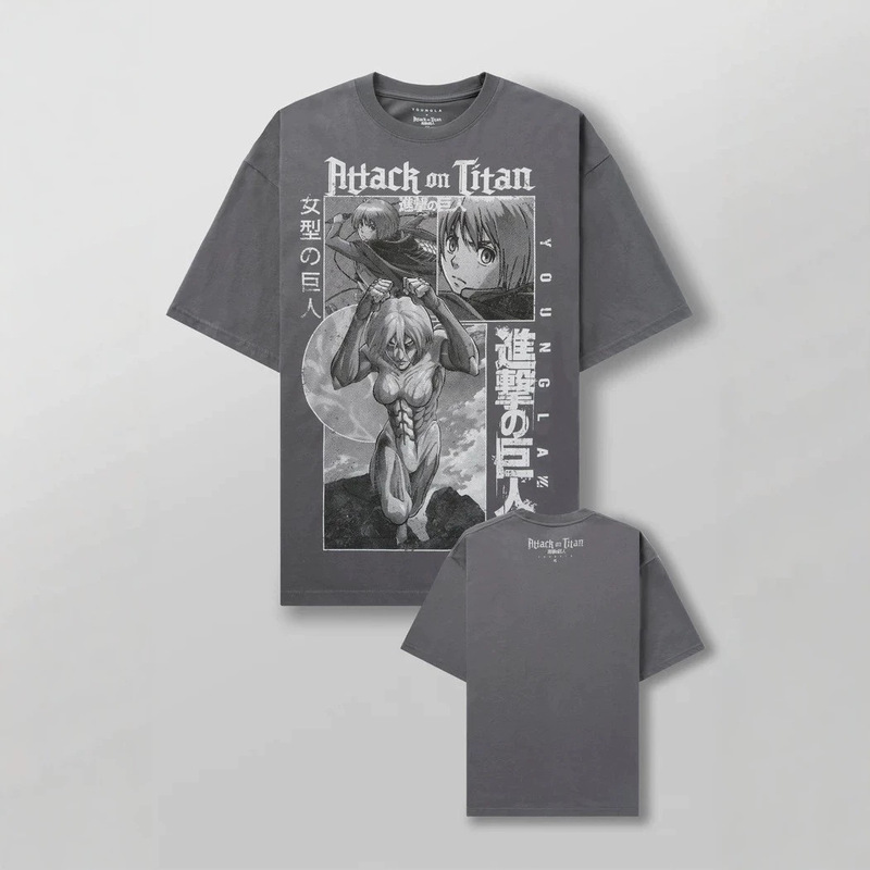 European and American Co-Branded Oversized T-Shirt Jogger Sports Fitness Pure Cotton Short-Sleeve Digital Direct Print Anime Large Size Men's Short-Sleeve