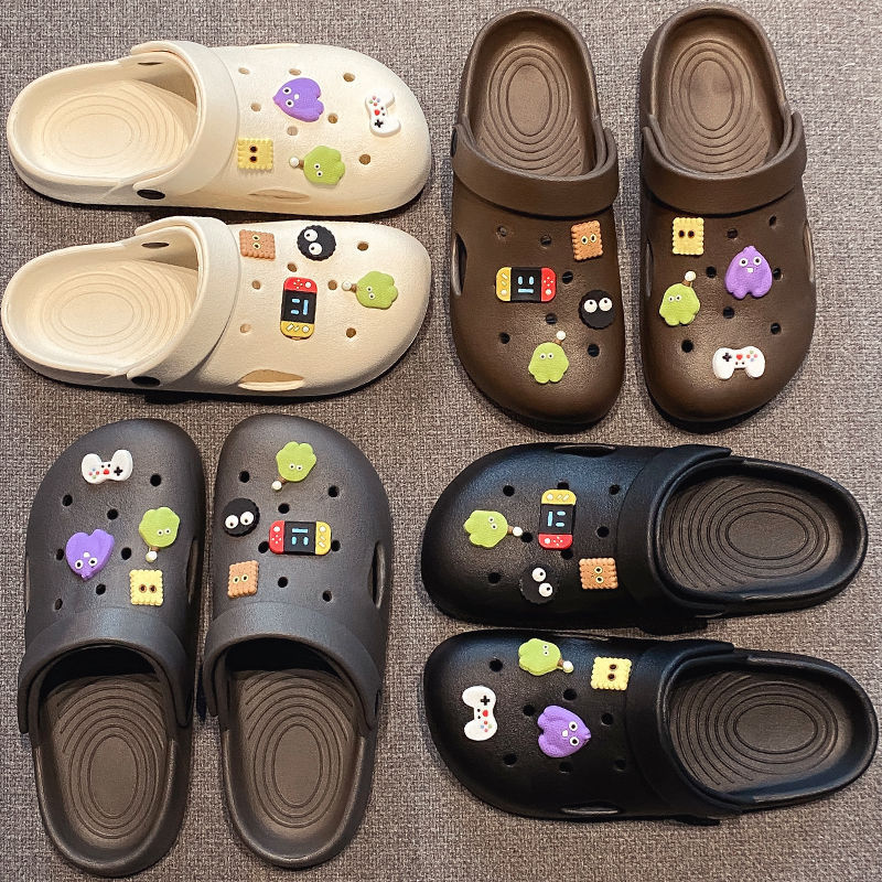 Non-slip Couple New Slippers Home Women's 2024 Summer Indoor and Outdoor Shoes Non-slip Couple New