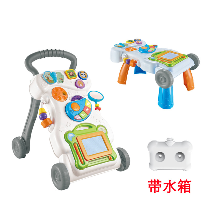 乳幼児用歩行車児童手押し車音楽補助車は、赤ちゃんの子供の車のおもちゃを横転するのを防ぐことができる