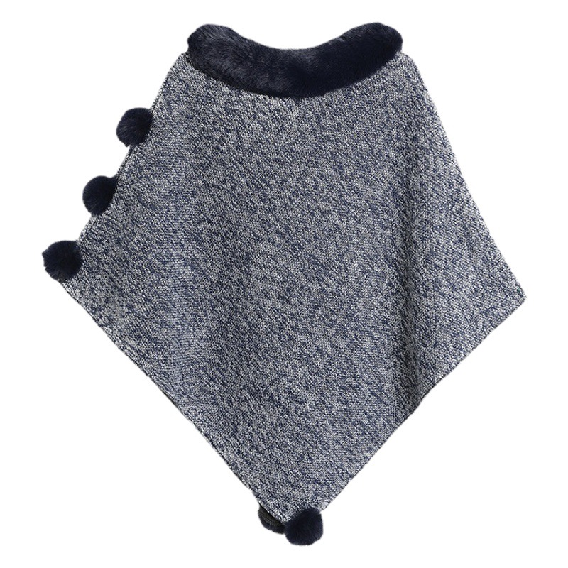 2023 nuevo estilo de piel sintética abrigo de Europa y América temperamento femenino invierno Faux Rex piel de conejo Mediados de longitud media caliente cinco bolas de piel