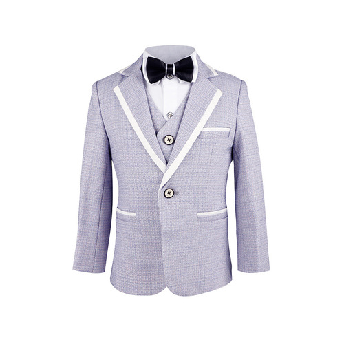 Children's dress autumn new Korean style suit suit boy piano stage host speech performance clothing on behalf of