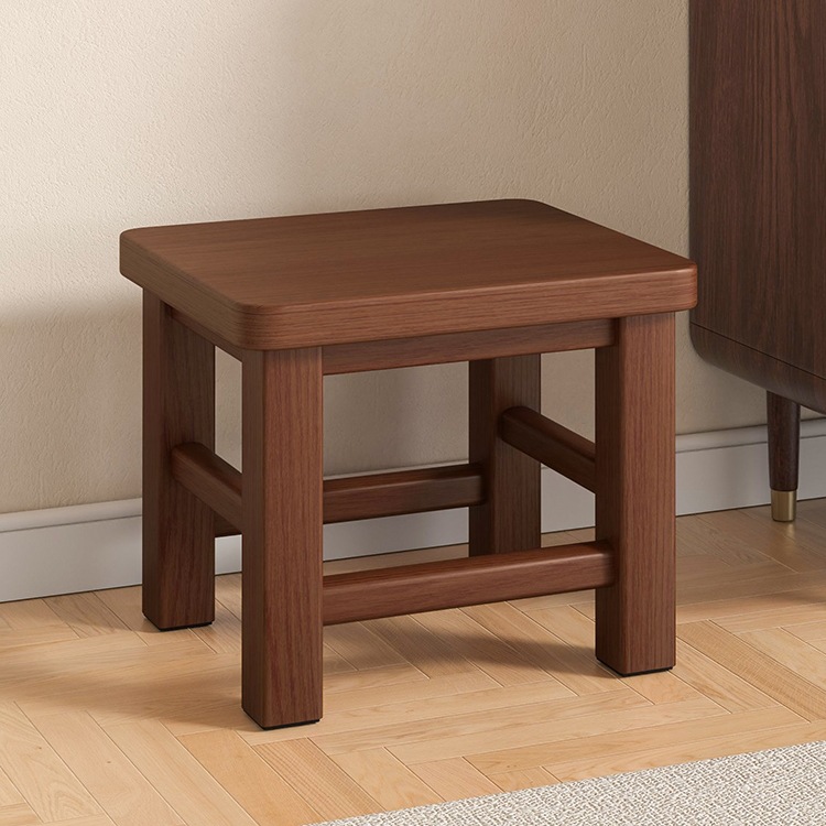 Solid Wood Stool, Small Bench, Square Stool, Low Stool, Household Small Stool, Small Wooden Stool, Shoe Changing Stool, Fishing Stool, Wooden Chair, Children's Chair