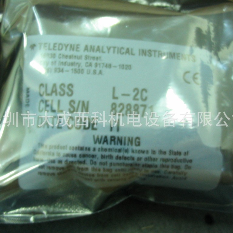 现货TELEDYNE 微量氧分析仪探头/燃料电池 L-2C B-2C B-1 A-5 B-3